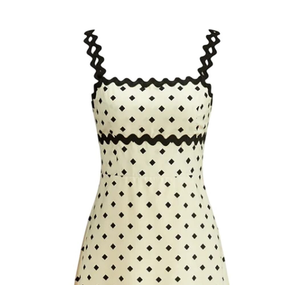 Commense Ric Rac Trim Polka Dot Maxi Dress XL NWT – Italian Riviera